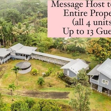 Monstera Bungalow, Spacious, King Bed, Big Kitchen Keaau Exterior photo